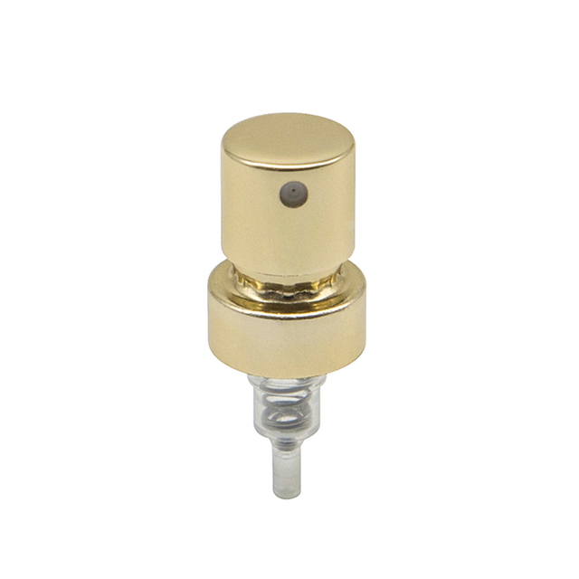 Bomba de crimpagem de perfume dourado brilhante para garrafa de vidro